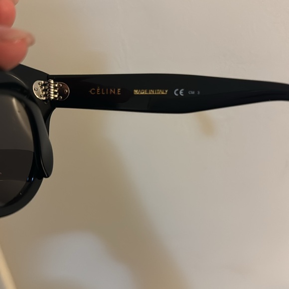 CELINE - black framed sunglasses - minor scratches on left frame - Picture 4 of 6
